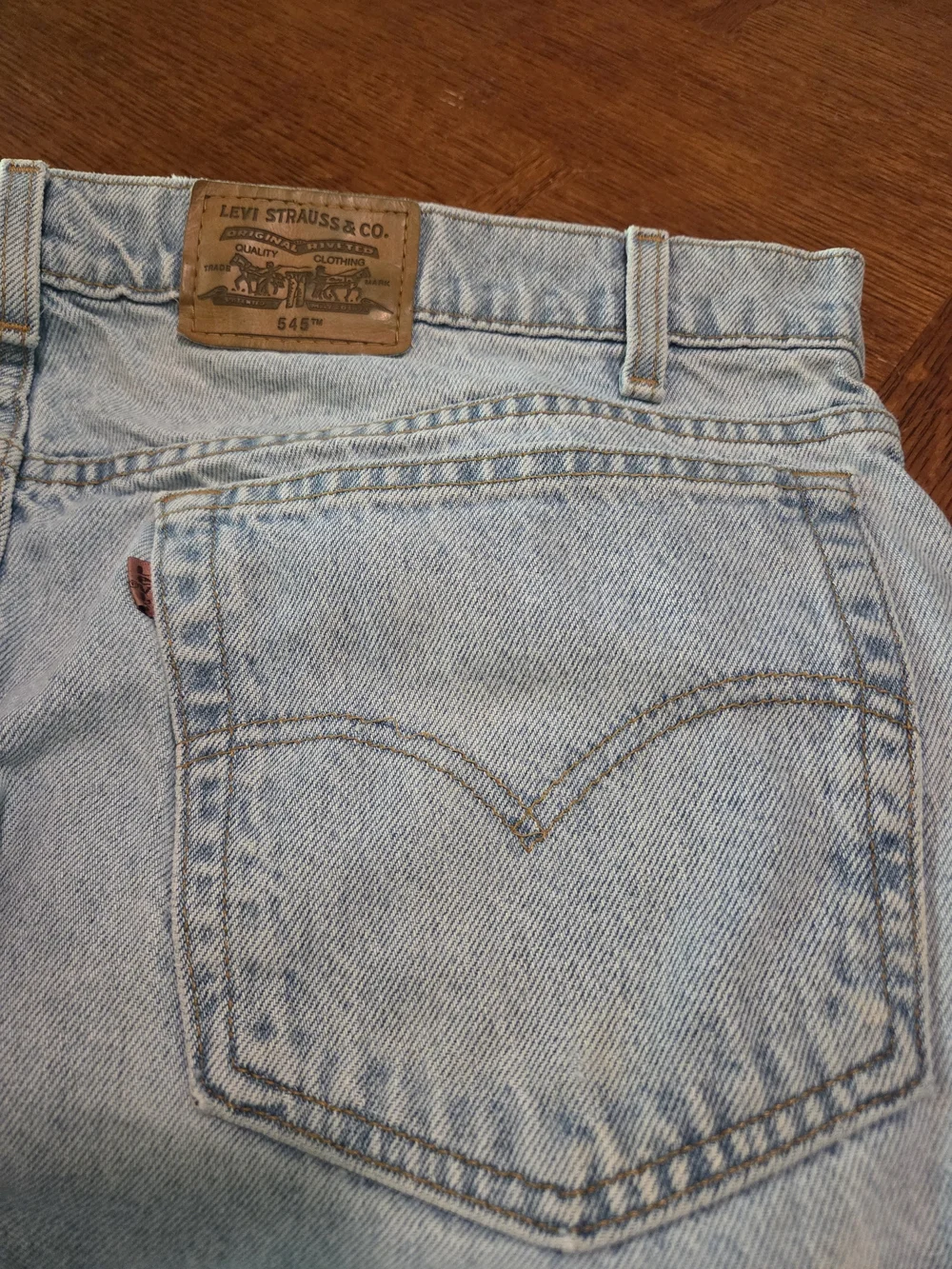 Levi's Light Wash Men’s Jeans - 545 Relaxed Back Pocket
